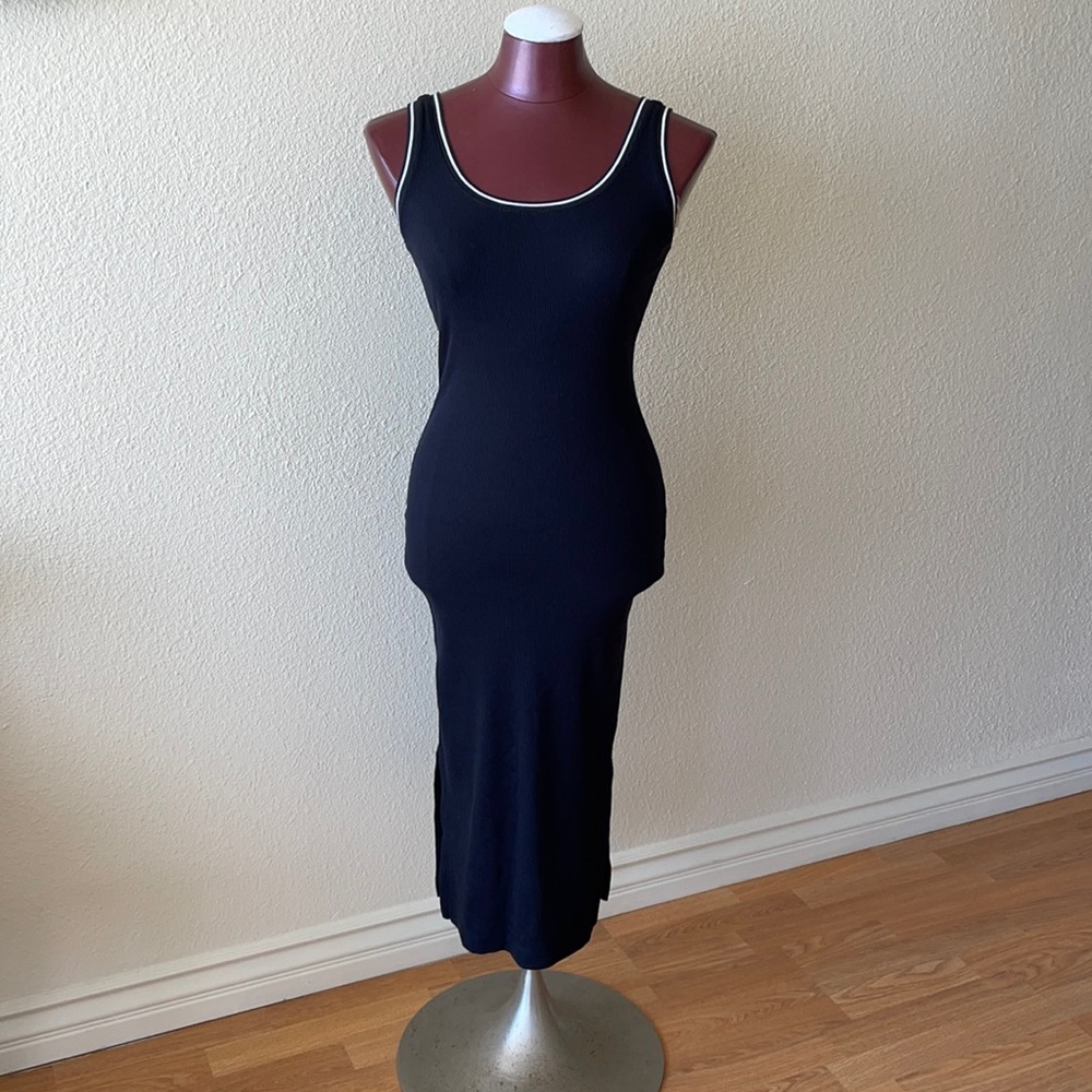 Authentic American Heritage black bodycon midi dress size XS